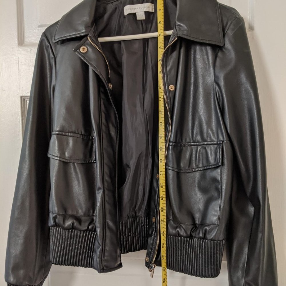 bomber jacket women's faux leather
